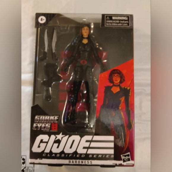 GI Joe Baroness Classified Series 6" Action Figure - Snake Eyes Origins - Picture 1 of 3